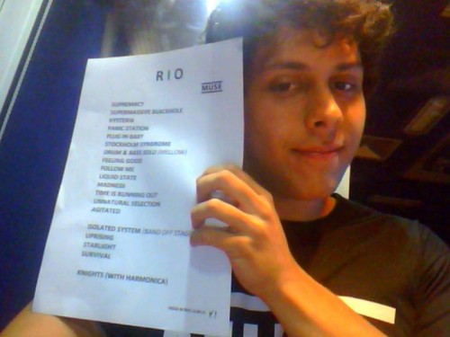 Setlist do Muse no RIR 2013 